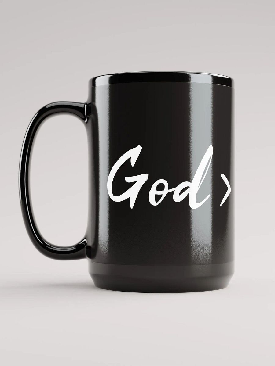 God > WHITE TEXT MUG product image (6)