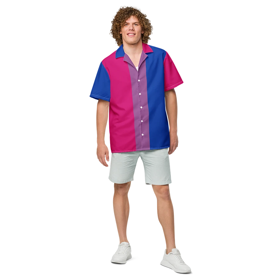 Bisexual Pride Flag - All-Over Hawaiian Shirt product image (4)