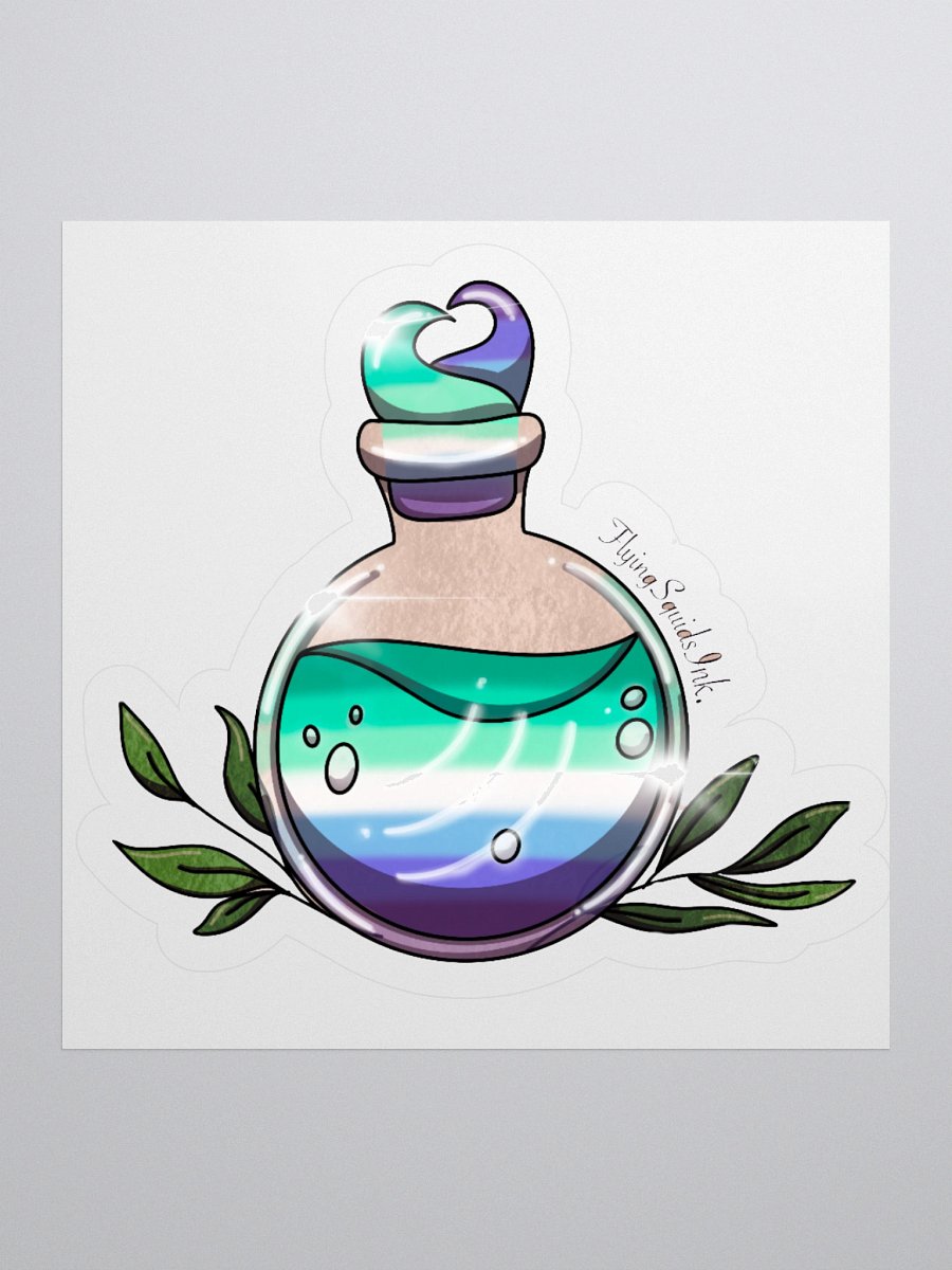 Gay MLM Pride Potion- Sticker product image (1)