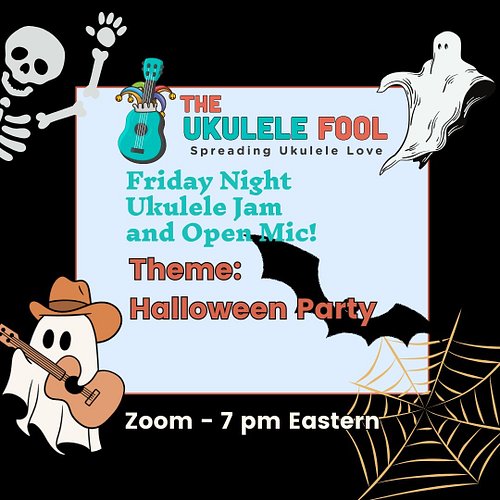 Come join us!
7 pm Eastern - Meeting - 2680950807 Password: ukulele