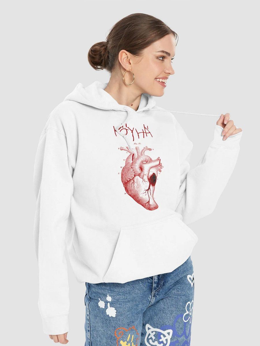 SYDÄN VALKOINEN HUPPARI product image (7)