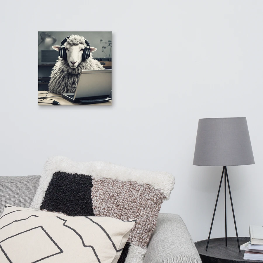 Sheep With Headphones And Laptop Wall Art product image (11)