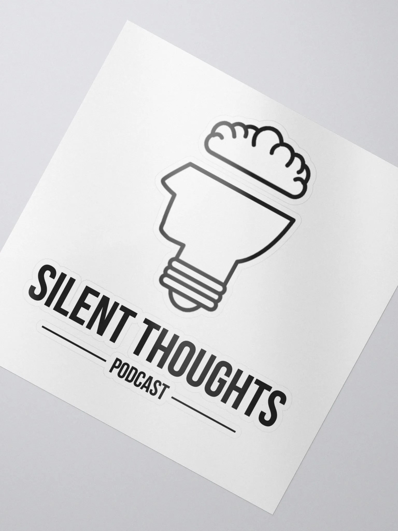Silent Thoughts Sticker product image (2)