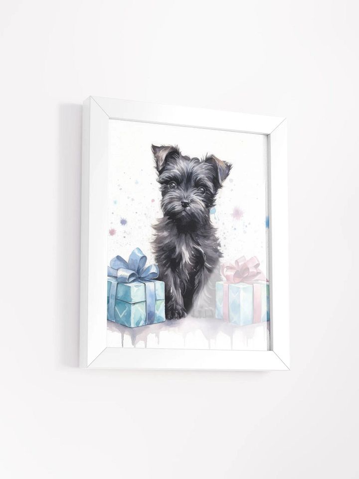 Affenpinscher Puppy With Birthday Presents Wall Art product image (50)