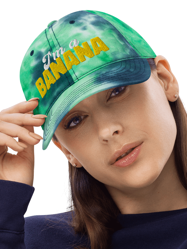 I'm a Banana tie dye hat product image (1)
