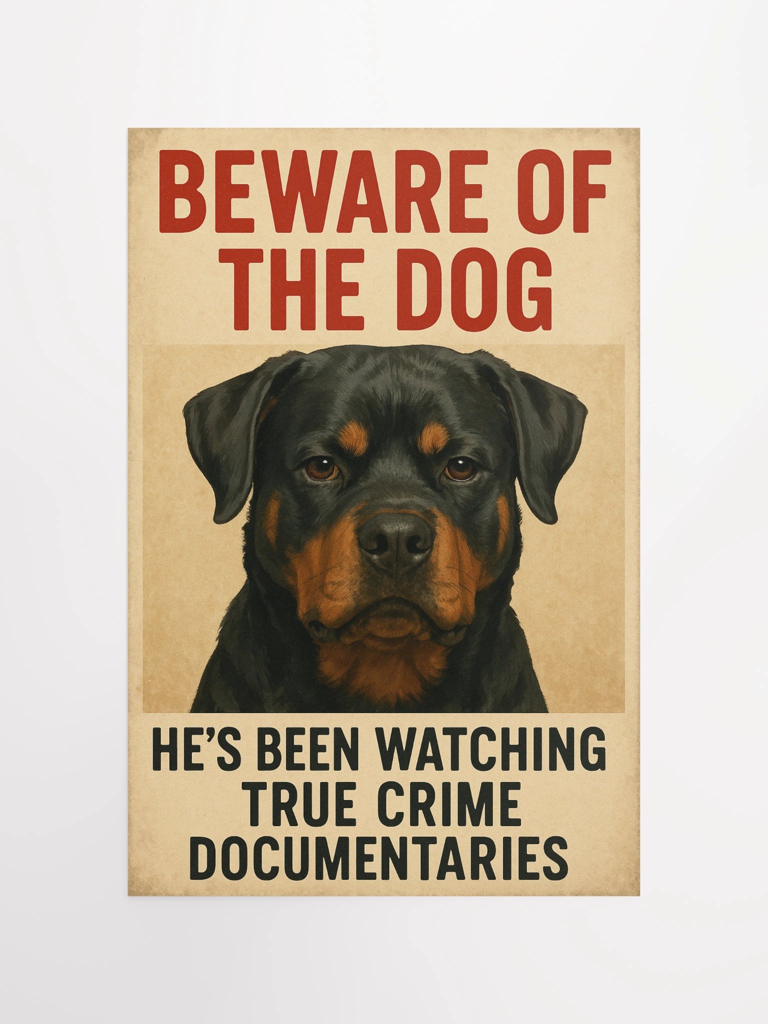 Beware of the Rottweiler: True Crime Edition Poster product image (12)