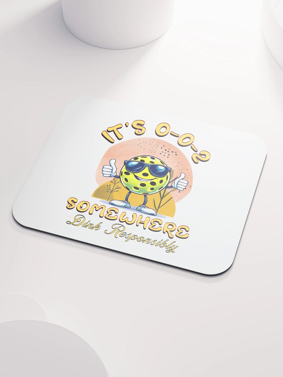 Its 002 Somewhere Pickleball Dink Responsibly Mouse Pad product image (3)
