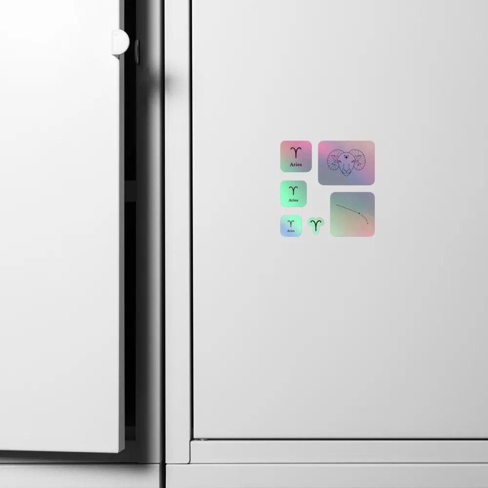 Zodiac Aries - Holographic Sticker Set product image (5)
