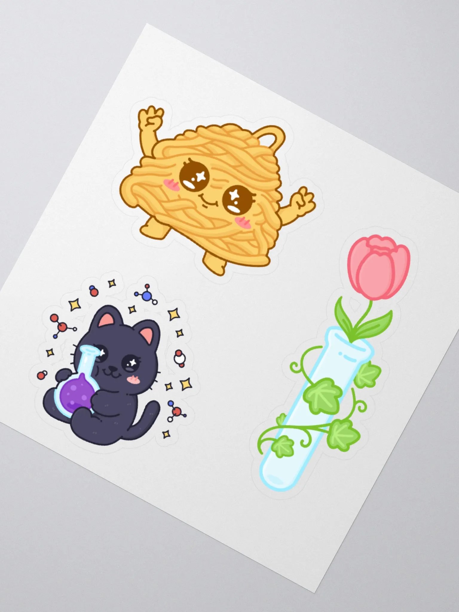Noodle Arms, Flower Test Tube, Chemistry Cat product image (2)
