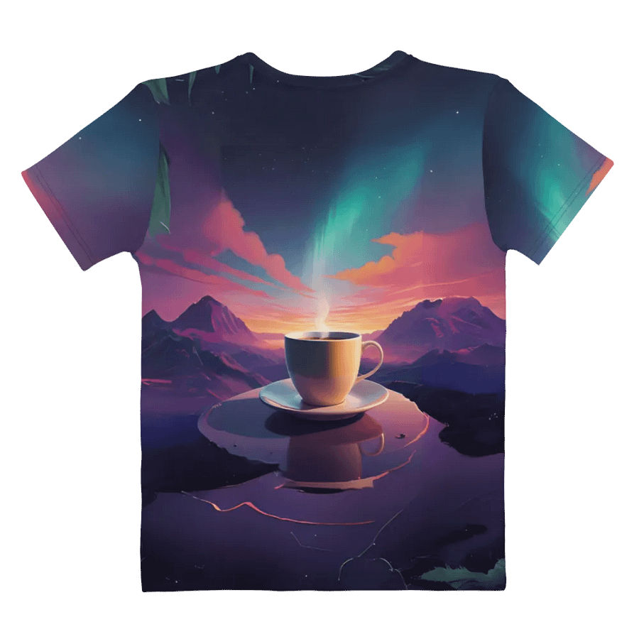 Coffee Sunset All Over Print T-shirt product image (8)