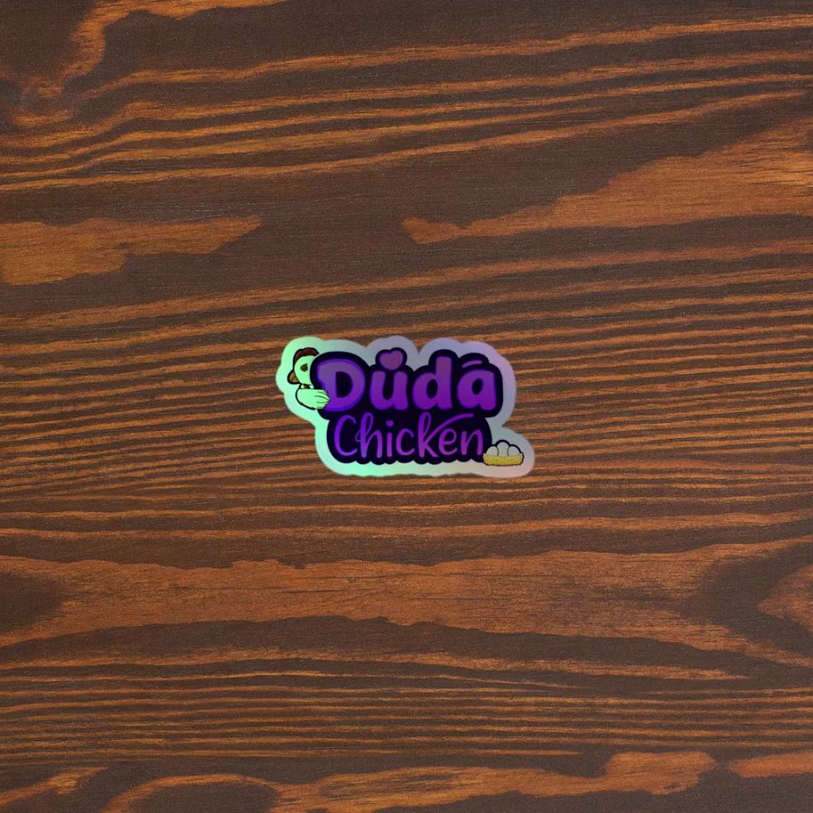 Dudachicken Holographic Sticker Sheet product image (5)