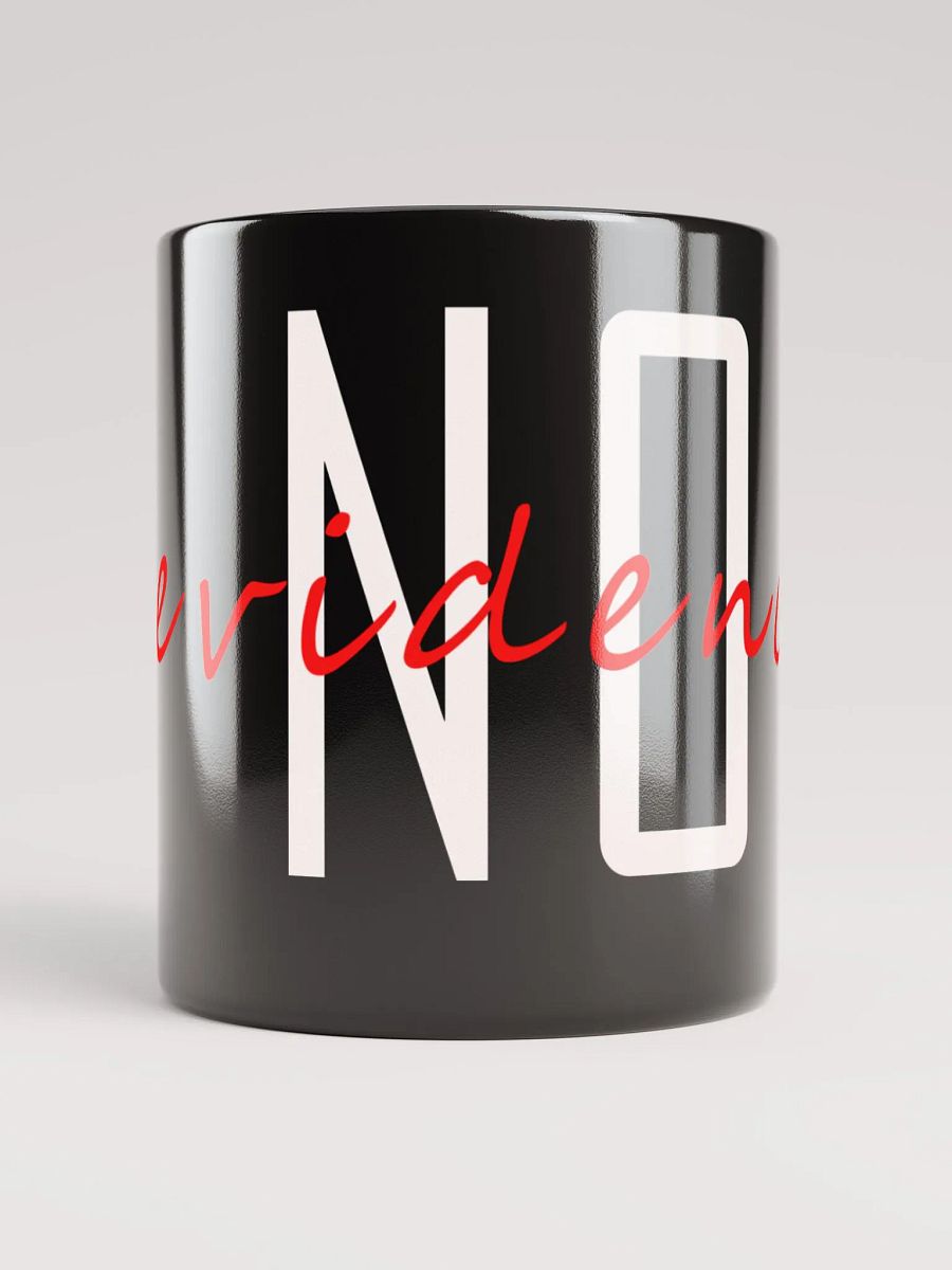 No Evidence Mug product image (1)