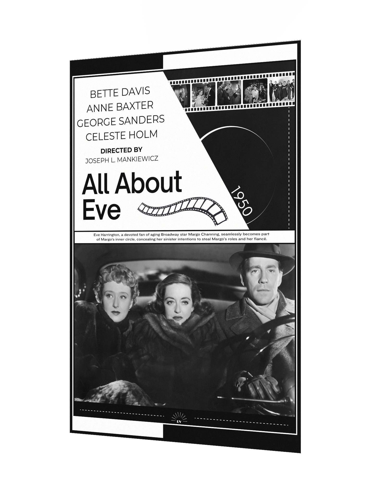 All About Eve with Bette Davis 1950 | Movie Poster | 12x18 Wall Art product image (3)