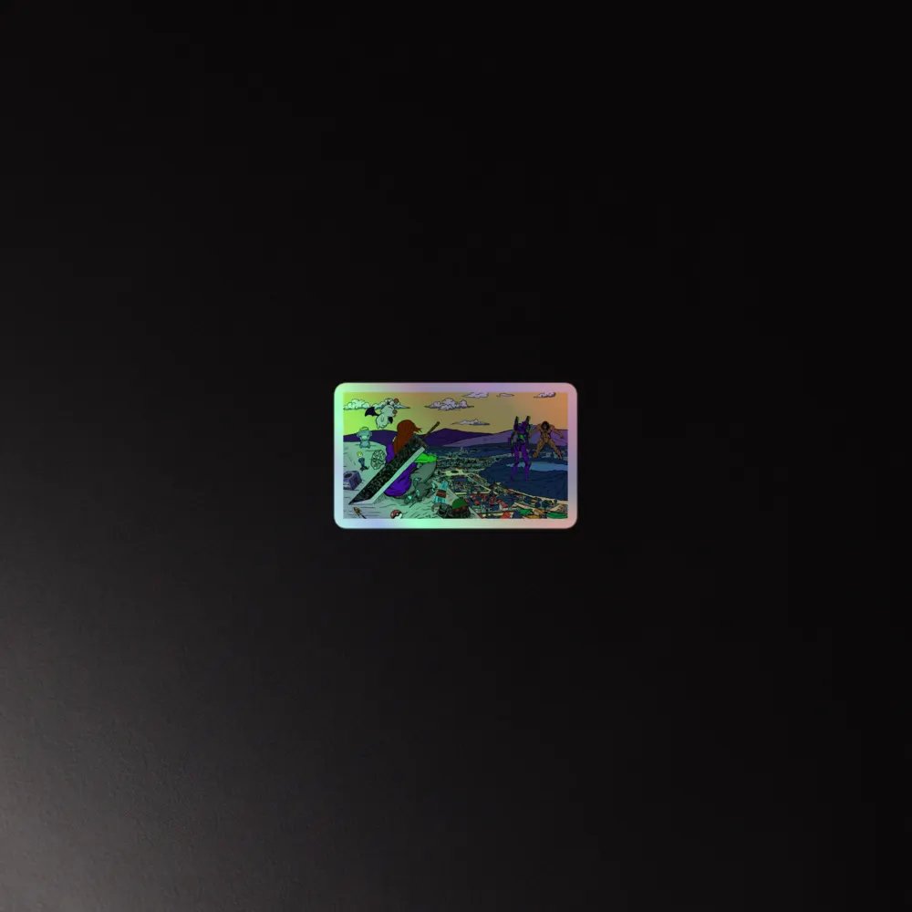 Anime Afternoon Holo Sticker product image (4)