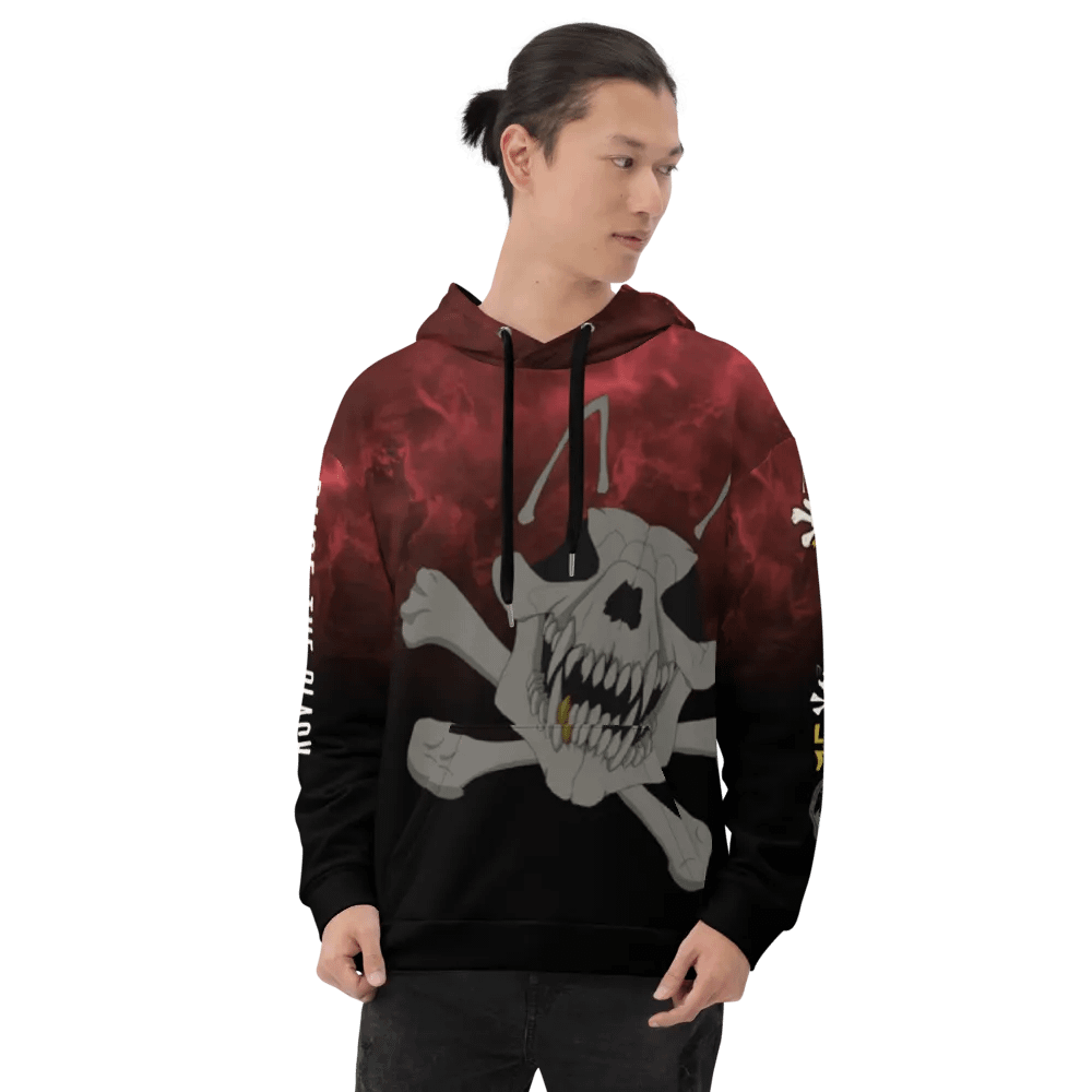 Mongrel Squad Straight Outta Klescher Red/Black Hoodie product image (8)