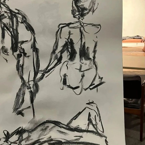 Felt good to warm up my rusty figure drawing skills last night at @the.photo_opp 

Reach out to @kev_mcg if you're interested...
