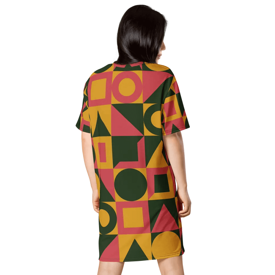 Geometric Galaxy T Shirt Dress product image (3)