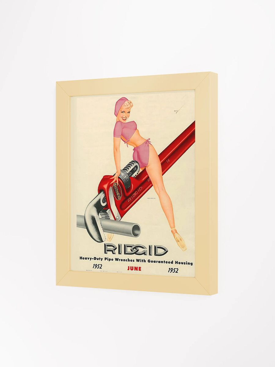 June Calender Girl Framed Pin-up Art product image (34)