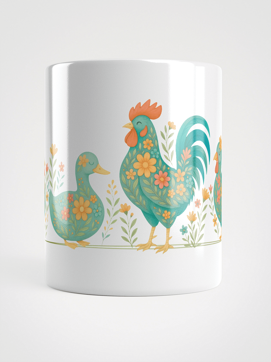 Mug Blanc - Ferme Fleurie Rétro Série 1 - Cadeau Original product image (5)