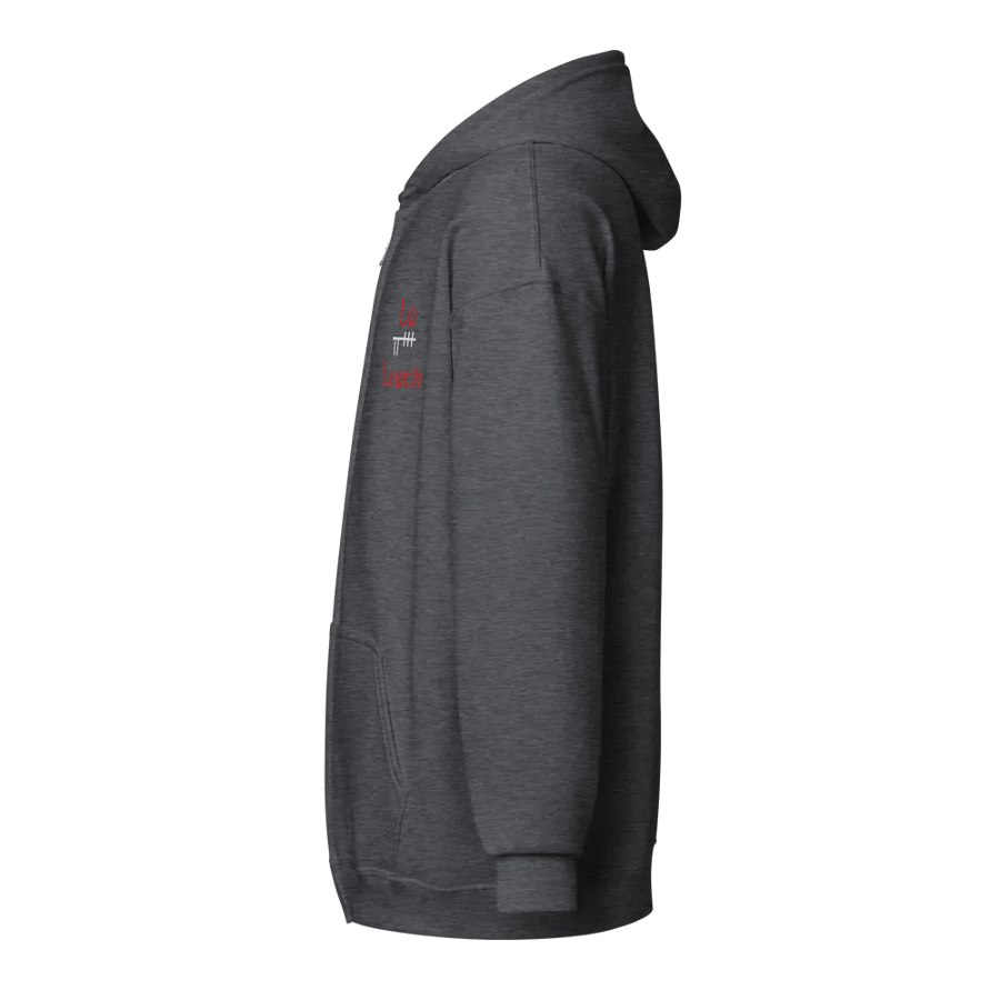 Louth/Lú Orthodox style Ogham embroidered Zip Hoodie product image (11)