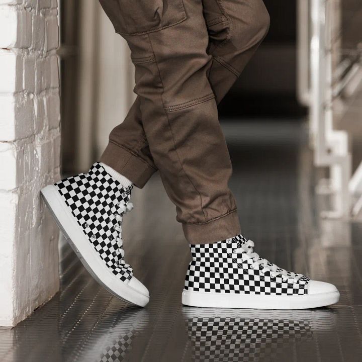 Men's Checkered High Tops product image (1)
