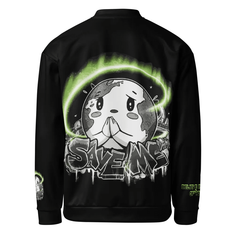 Save Me: A Plea from Planet Earth Bomber Jacket 🌍 product image (11)