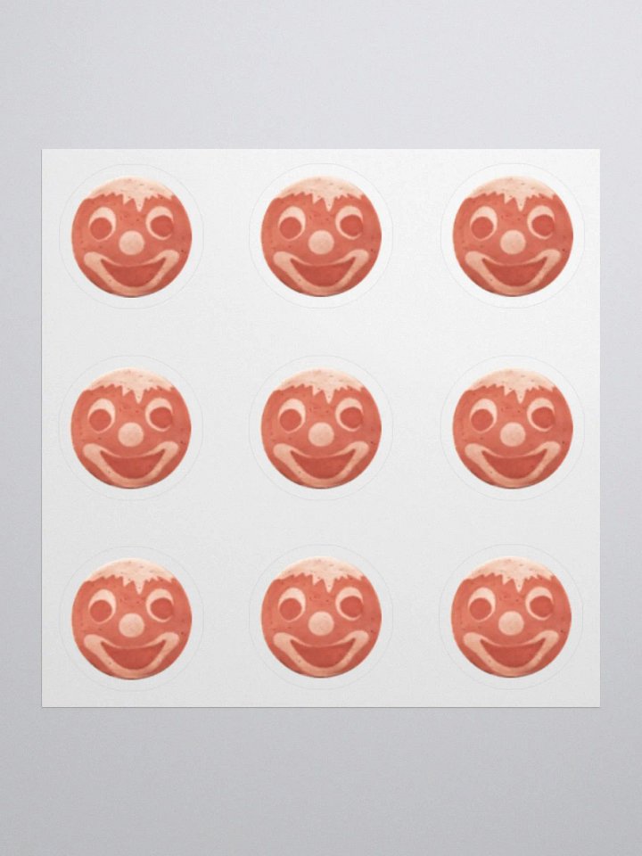 Clown Meat bubble free stickers product image (1)