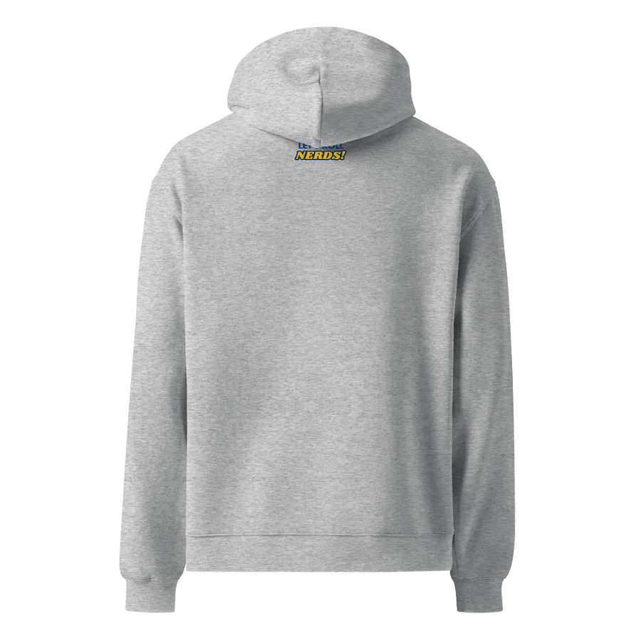 Let's Roll Nerds! Gold Bow Tie Hoodie product image (4)