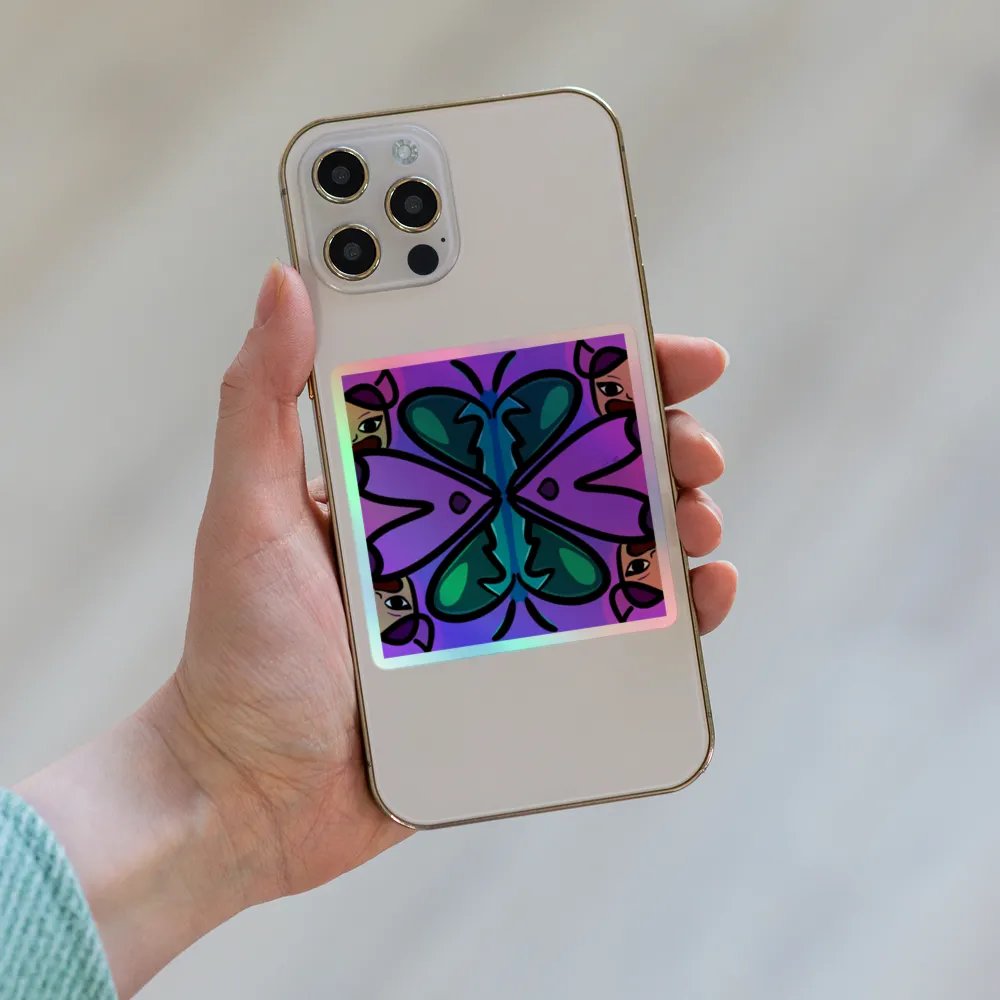 fun with symmetry holographic sticker product image (7)