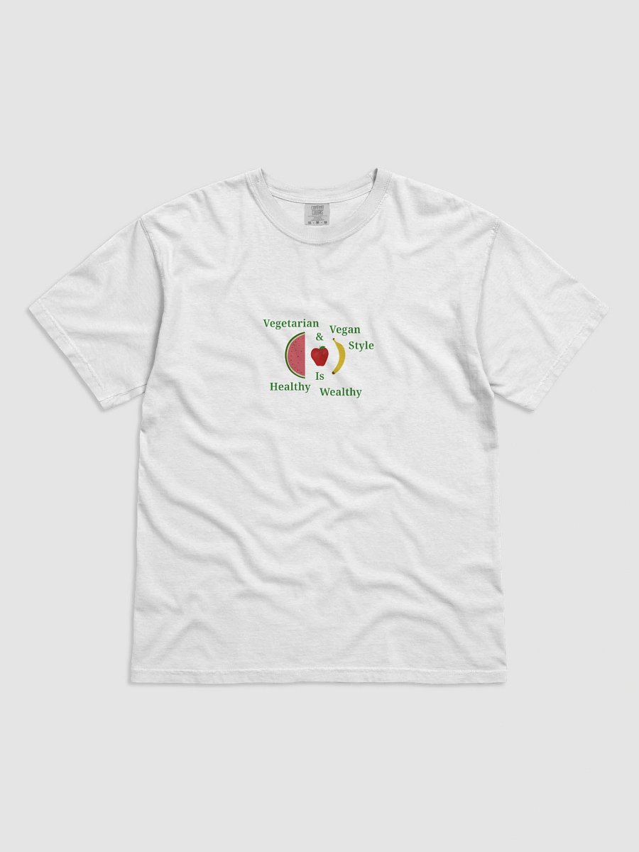 Healthy & Wealthy Vegan Style T-Shirt product image (1)