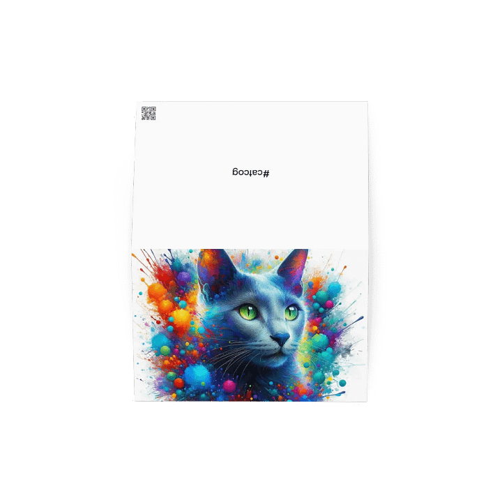 Greeting Card: Russian Blue product image (1)
