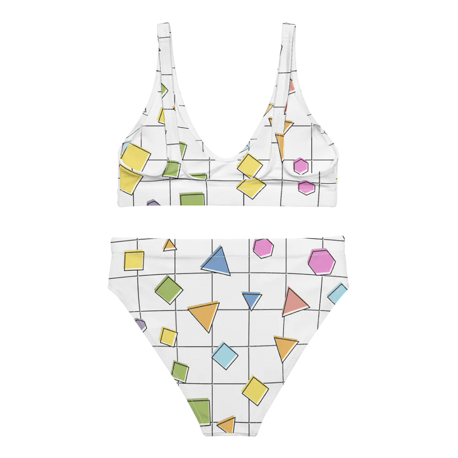 Geometric Fusion High-Waisted Bikini product image (2)