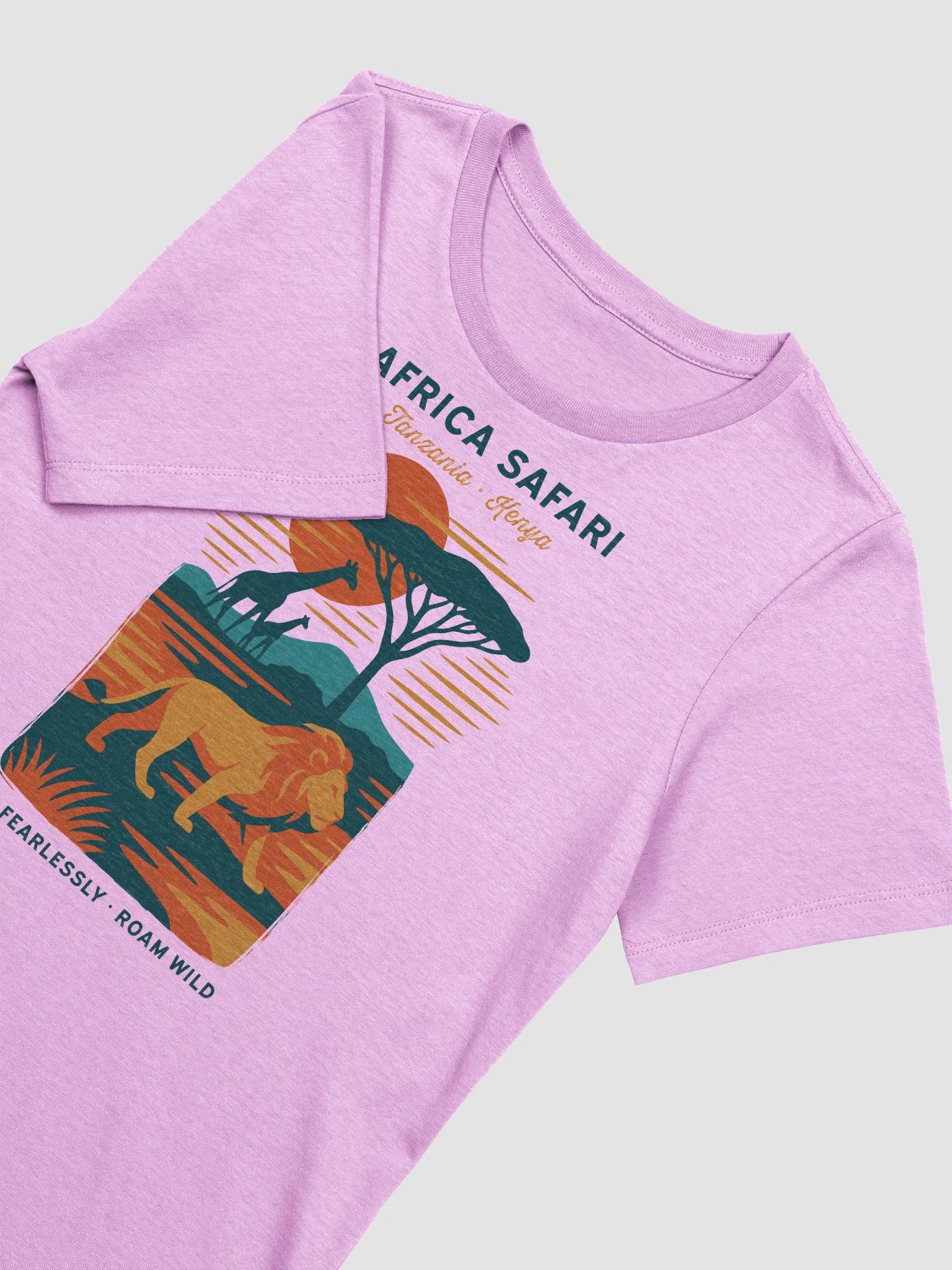 Safari Sunset – Women’s Relaxed Fit Tee product image (7)