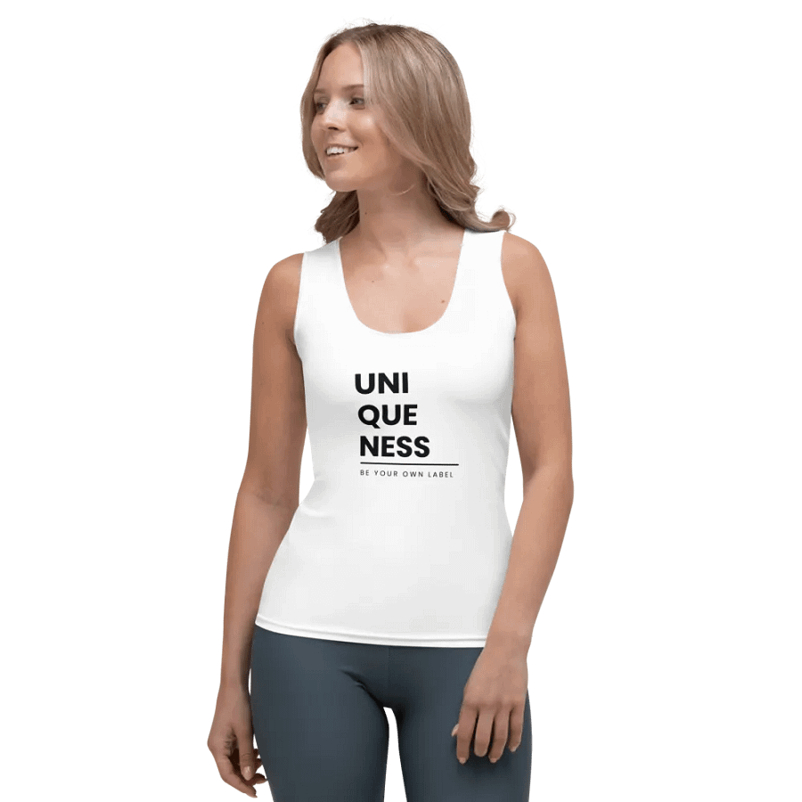 UNIQUENESS Typography Women's Tank Top product image (1)