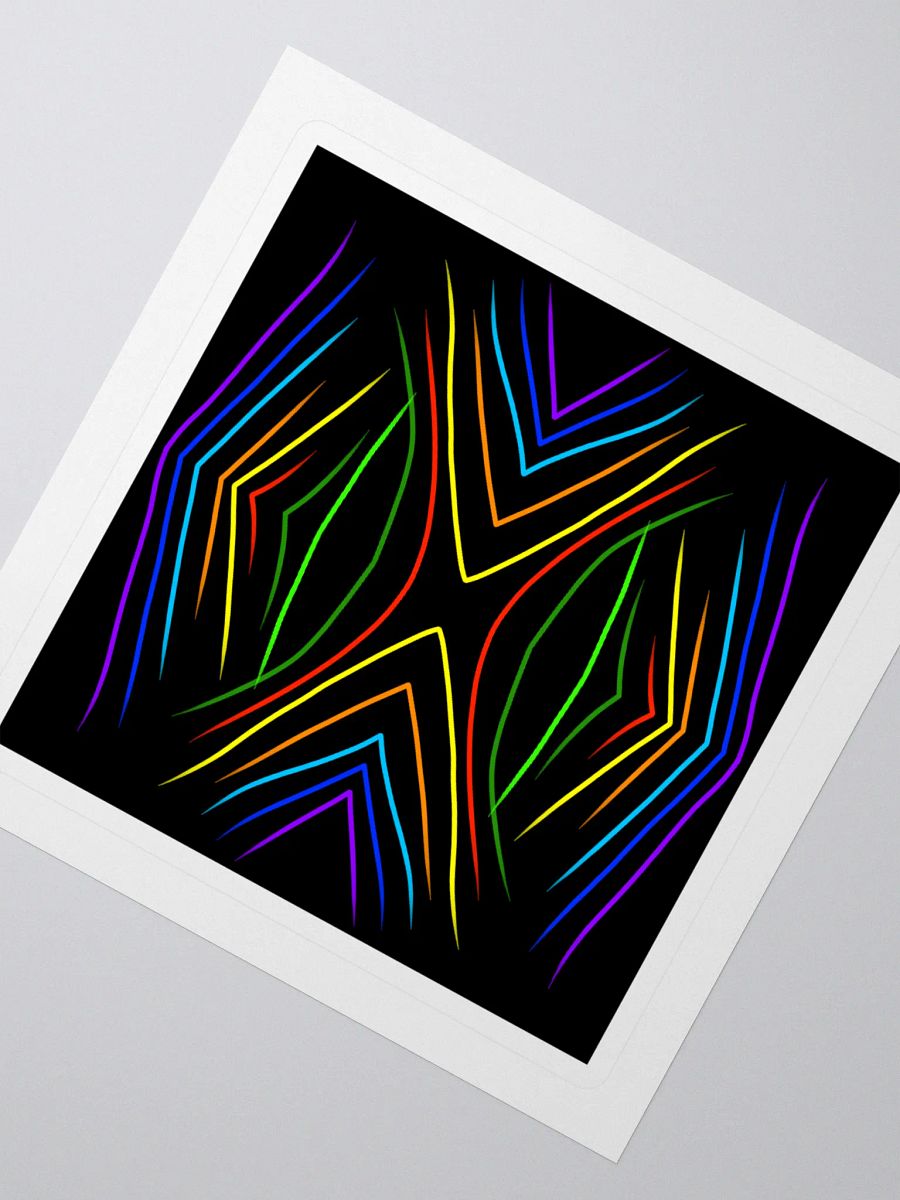 Vibrant Spectrum Kiss Cut Stickers product image (2)
