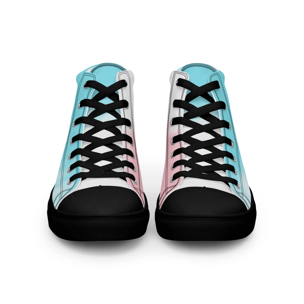 Pastel Dreams High Top Canvas Shoes product image (8)
