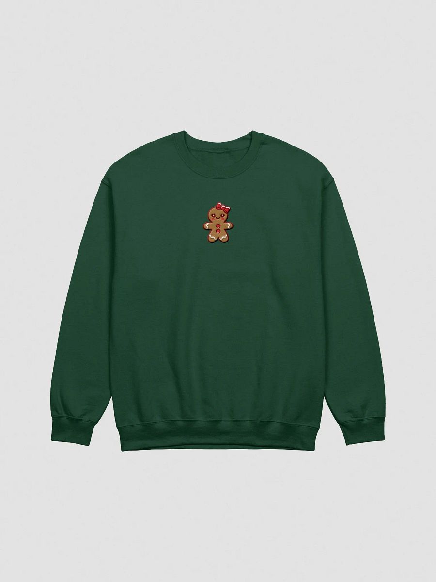 Gingerbread Girl Embroidered Classic Crewneck Sweatshirt product image (1)