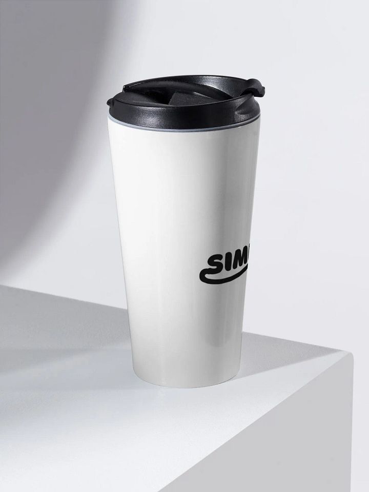 Wavy Line Stainless Steel Travel Mug product image (2)