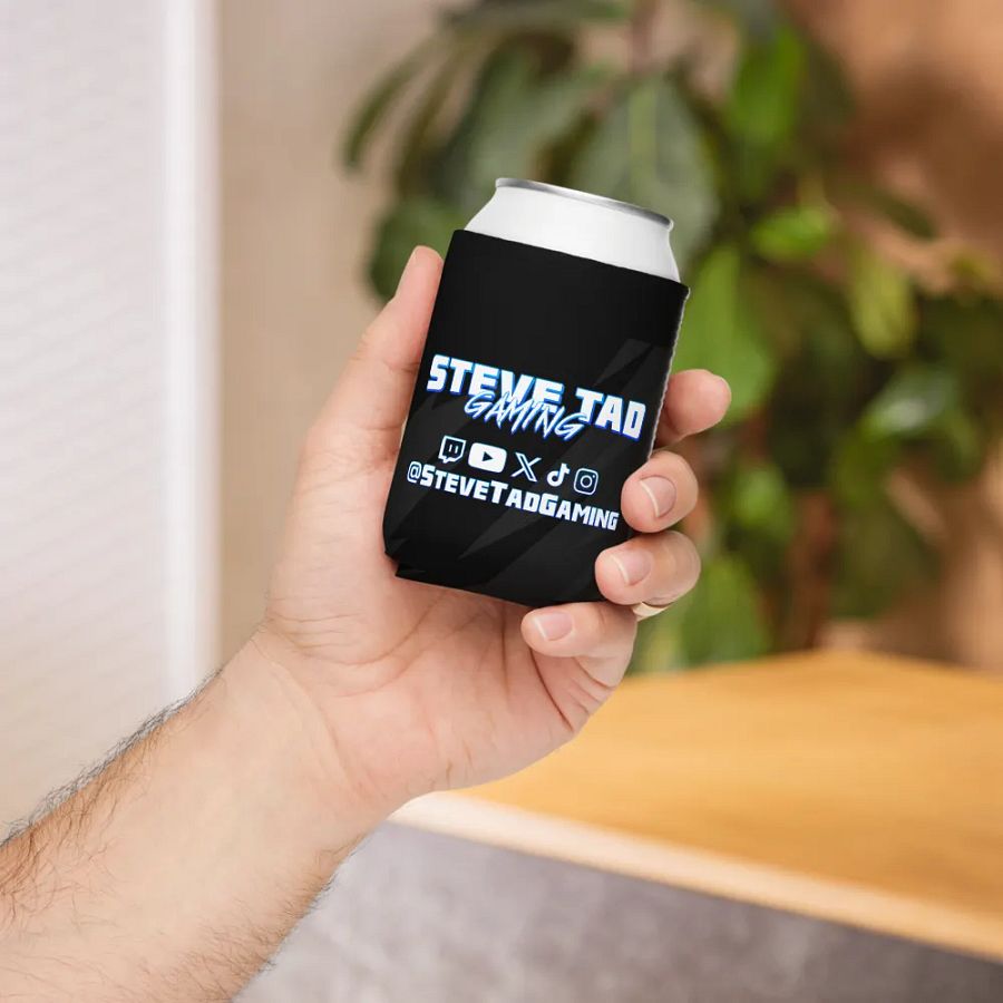 Steve Tad Gaming Black Can Coozi product image (5)