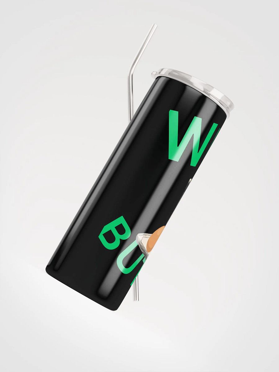 Wired But Tired Stainless Steel Tumbler product image (8)