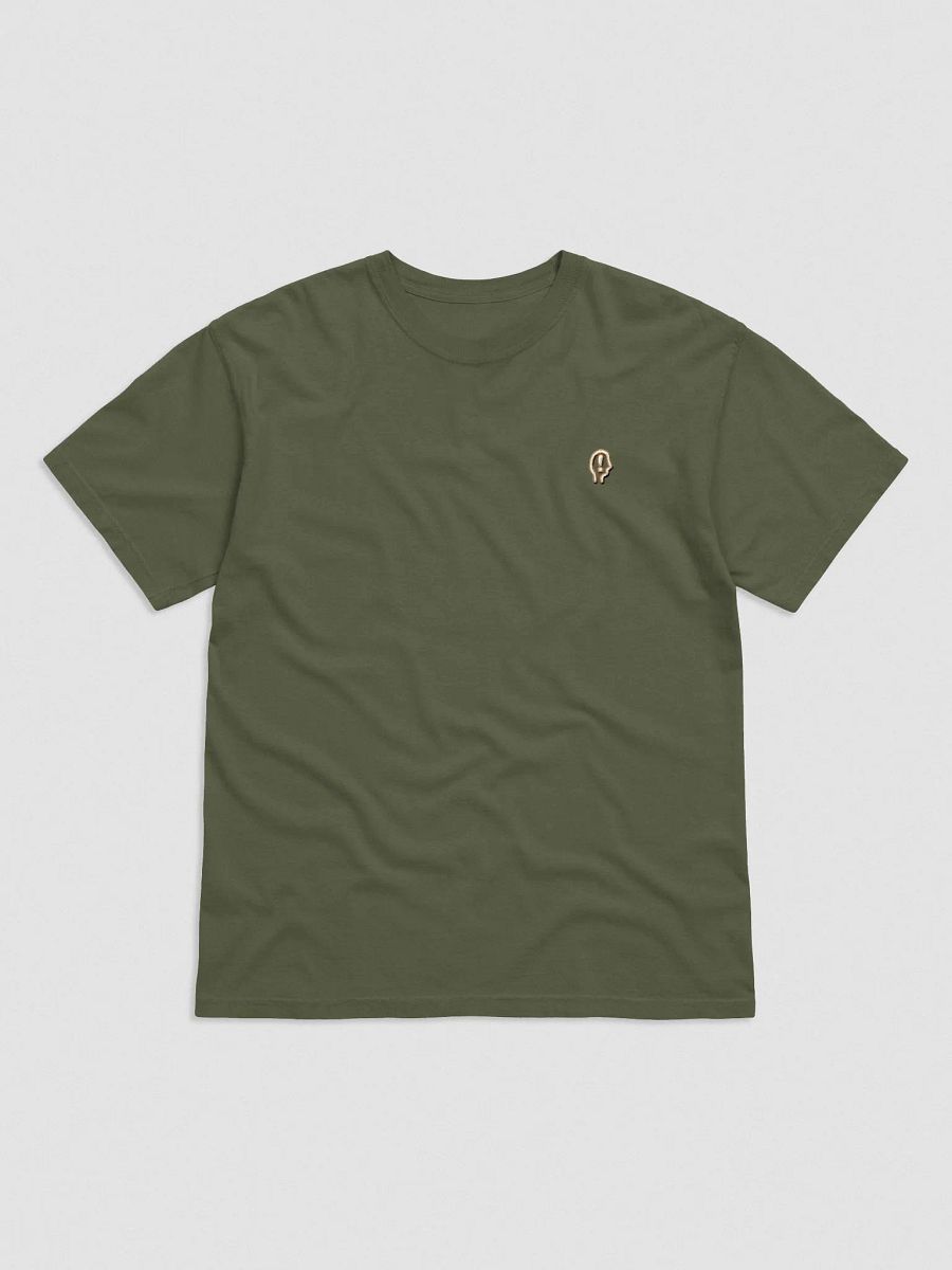 EXCLAIMING MENTALLY (L.C., lined brass) embroidered garment dyed tee product image (37)