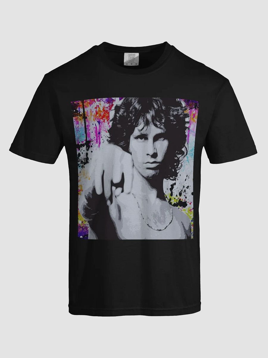 Jim Morrison T-Shirt – Color Splash Art | Black & White Pop Style | The Doors | The American Poet product image (5)