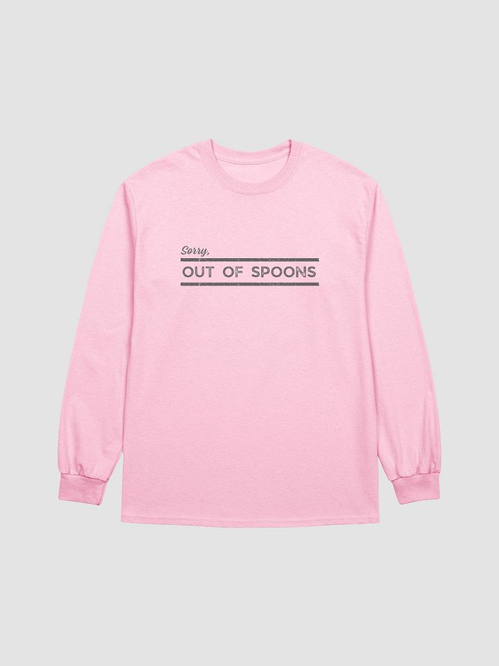 Out of S[poons] Grey Classic Long Sleeve product image (1)
