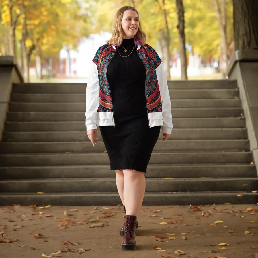 Jacket with Persian Carpet Design Mix of Beautiful Colors product image (12)