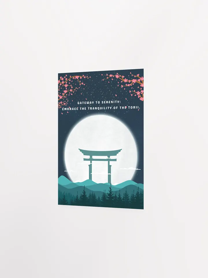Tranquil Torii Moonlight Poster product image (2)