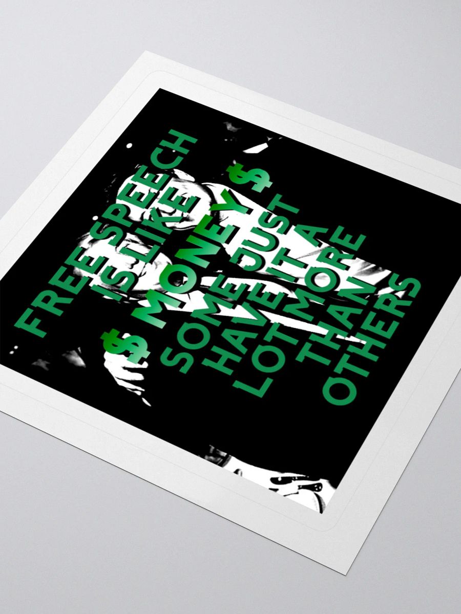 FREE SPEECH Sticker product image (9)