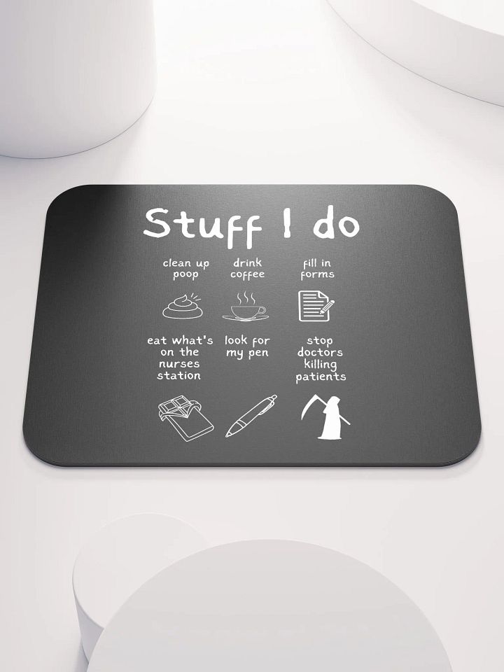 Funny Nurse Mousemat 