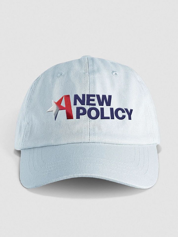 A New Policy Embroidered Cap - Light Blue product image (1)