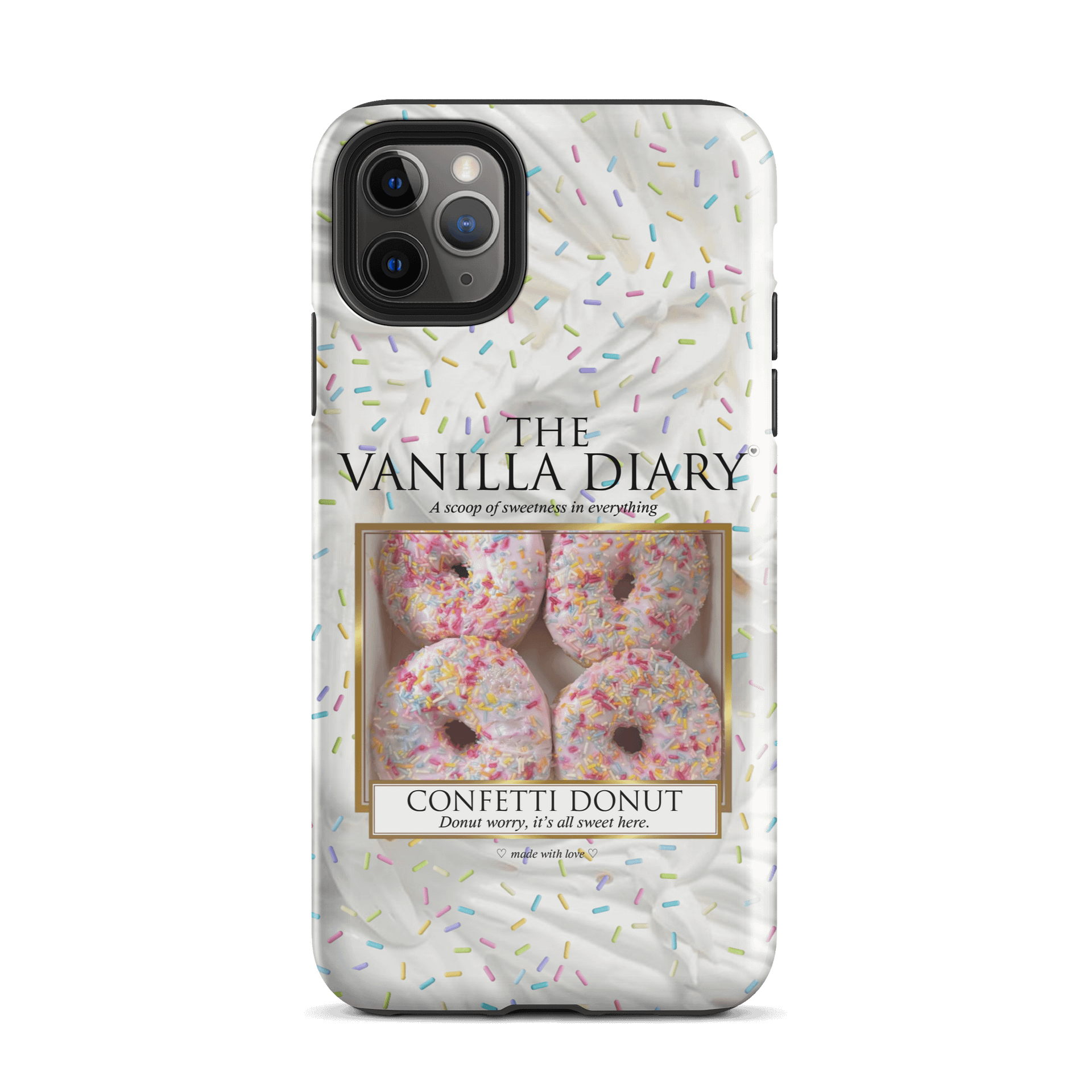 Confetti Donut Phone Case - The Vanilla Diary product image (2)