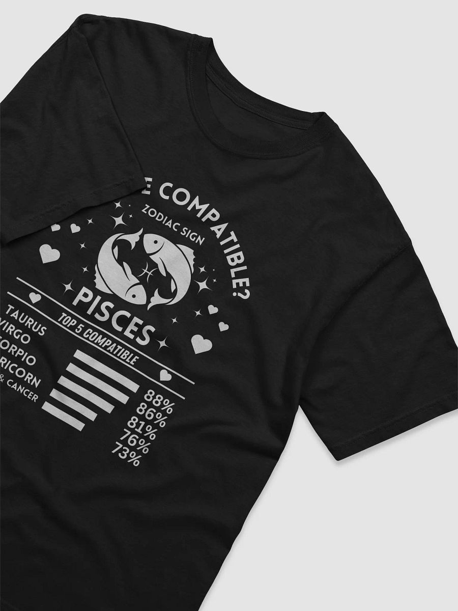 Pisces Zodiac Sign Romantic Compatibility T-Shirt - Dark Comfort Colors 1717 product image (5)